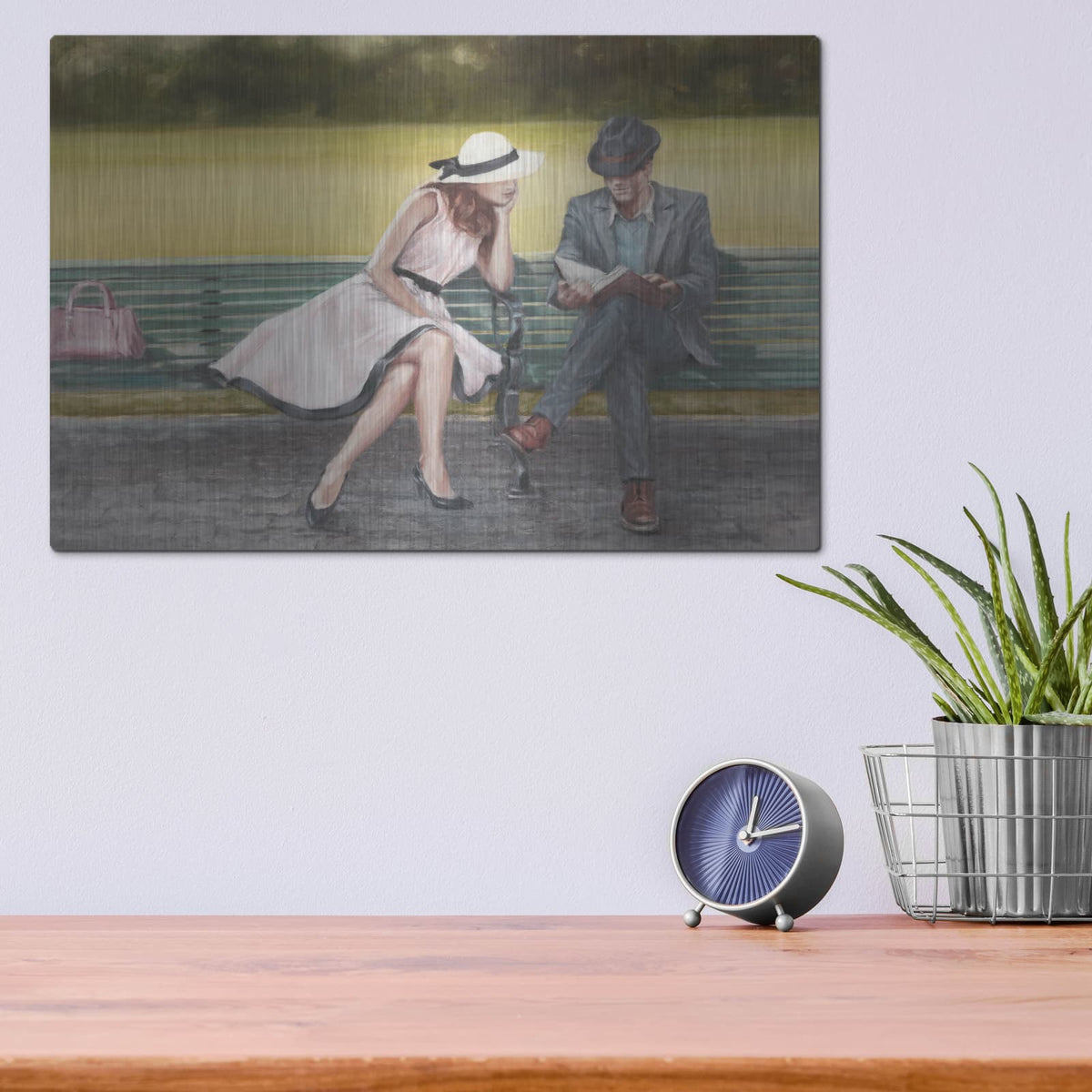 'Prologue' by Ethan Harper – Metal Wall Art, 16x12 room view
