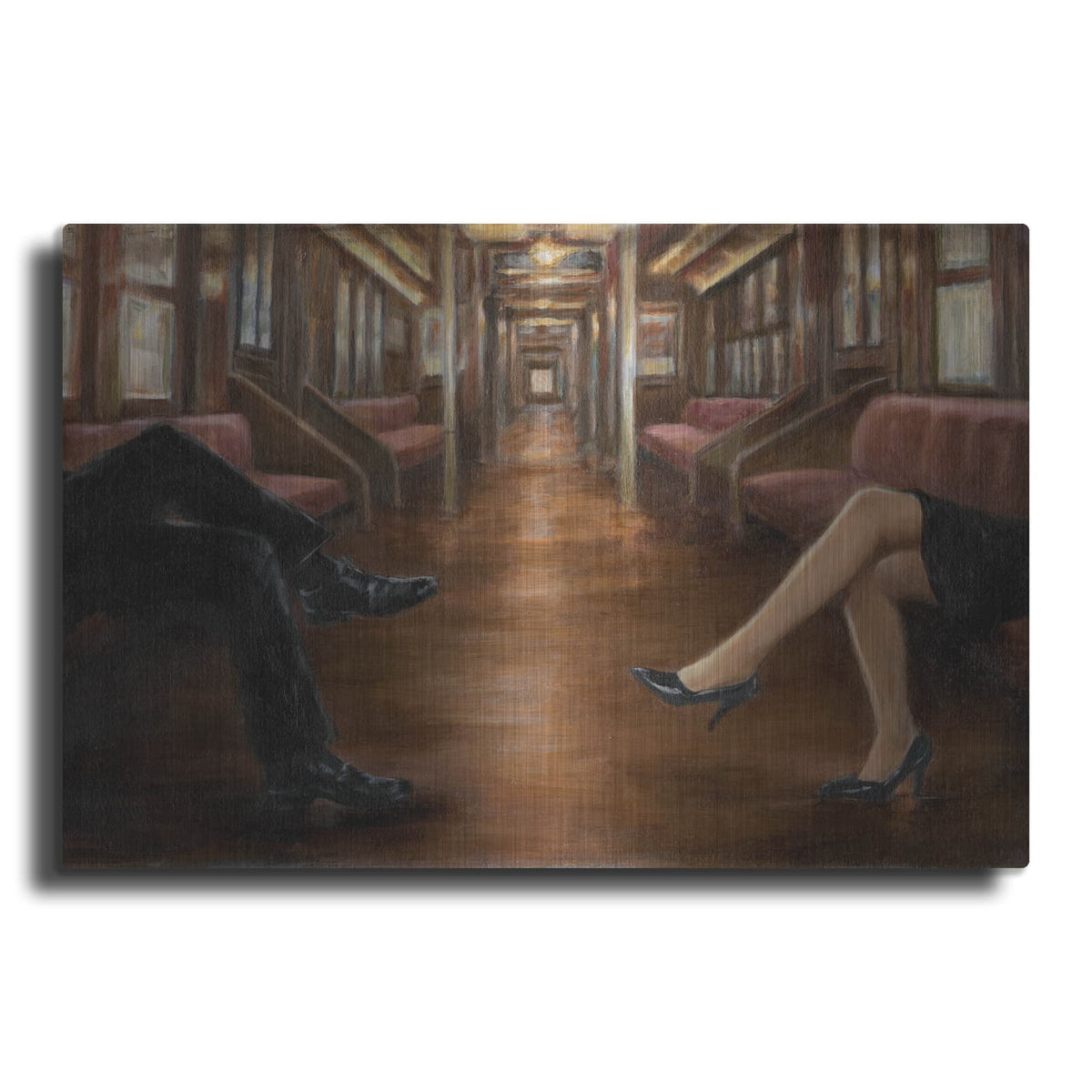 'Last Stop' by Ethan Harper – Metal Wall Art
