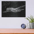 'Flight Schematic II' by Ethan Harper – Metal Wall Art, 16x12 room view