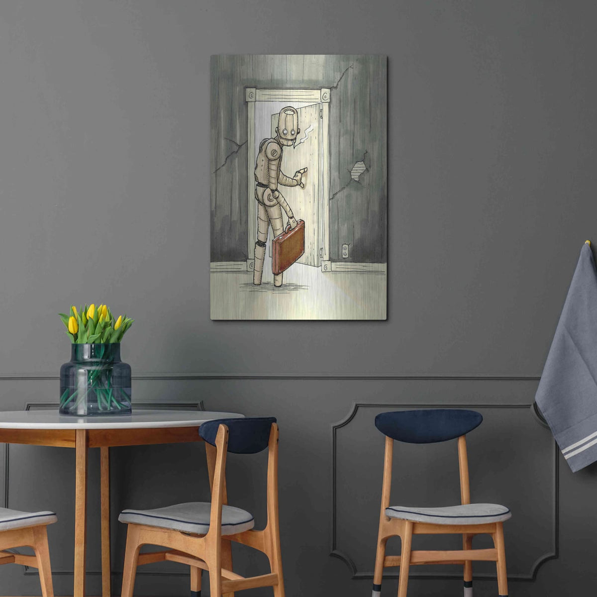 'I'll Be Back' by Craig Snodgrass – Metal Wall Art, 24x36 room view