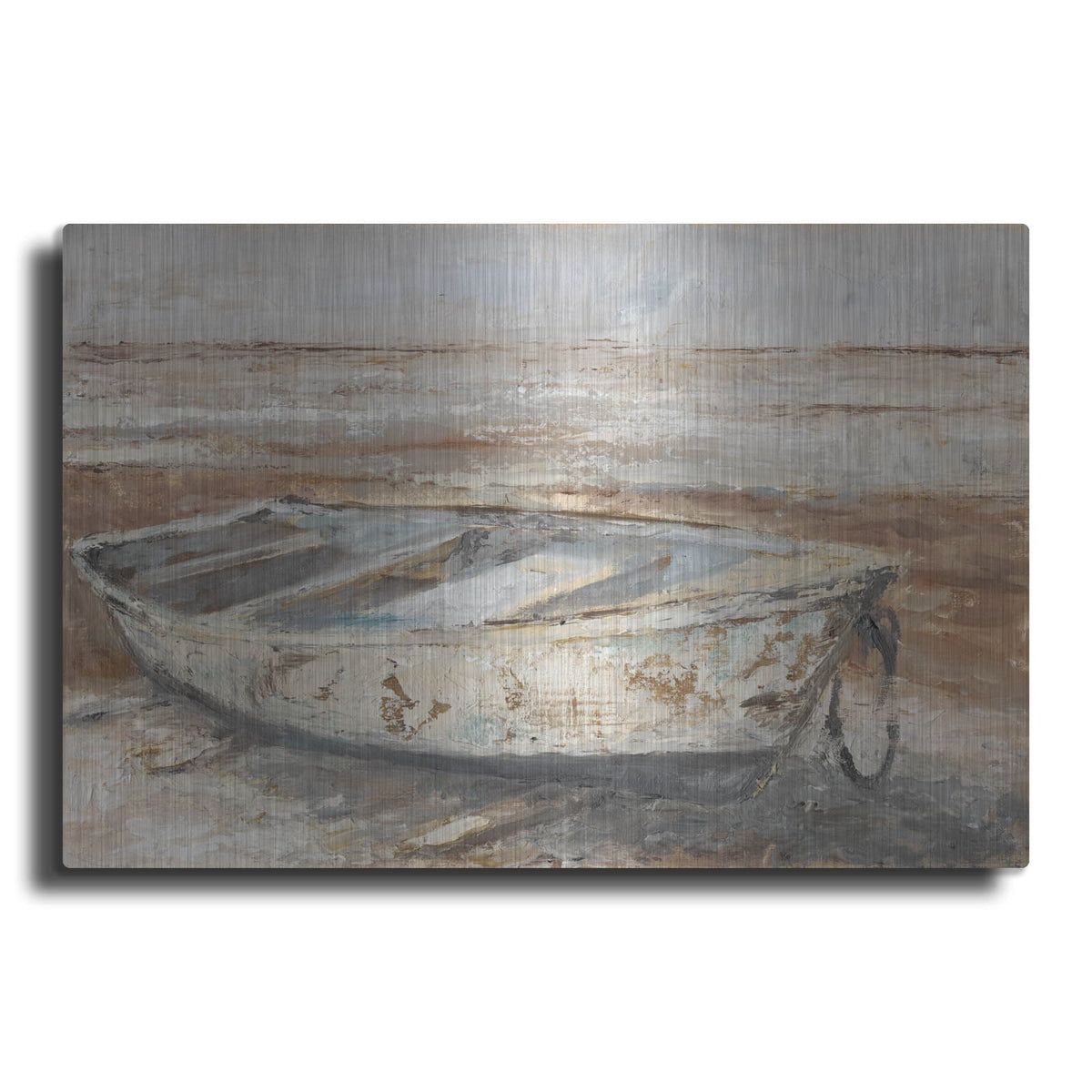 'Weathered Rowboat I' by Ethan Harper – Metal Wall Art