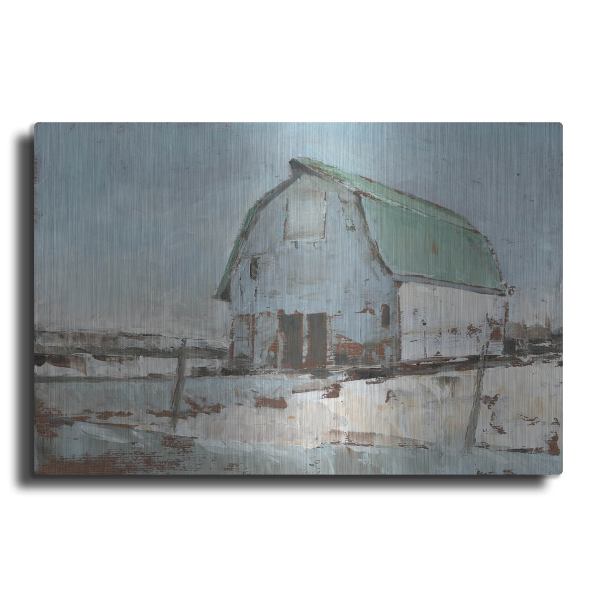 'Plein Air Barn I' by Ethan Harper – Metal Wall Art