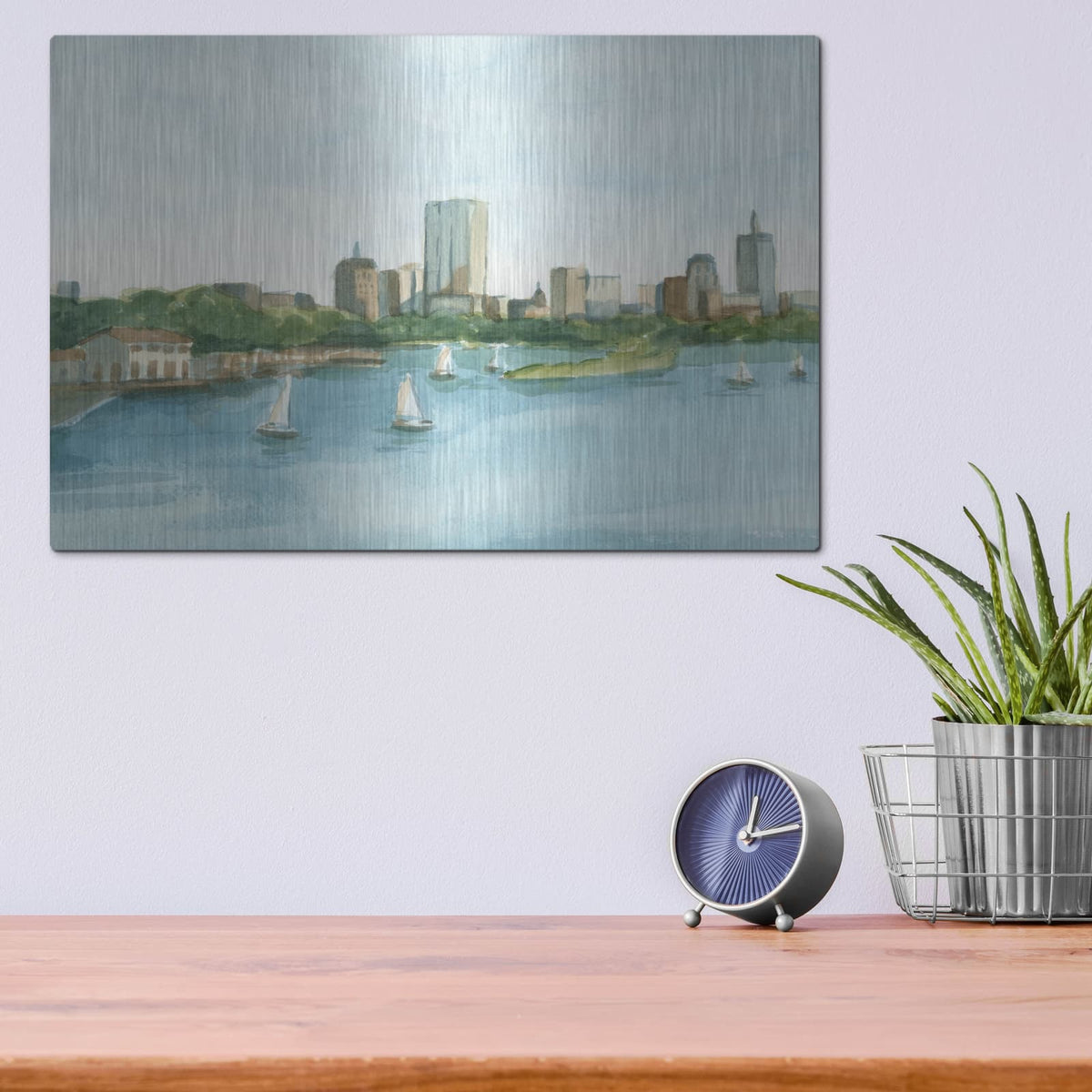 'Plein Air Cityscape II' by Ethan Harper – Metal Wall Art, 16x12 room view