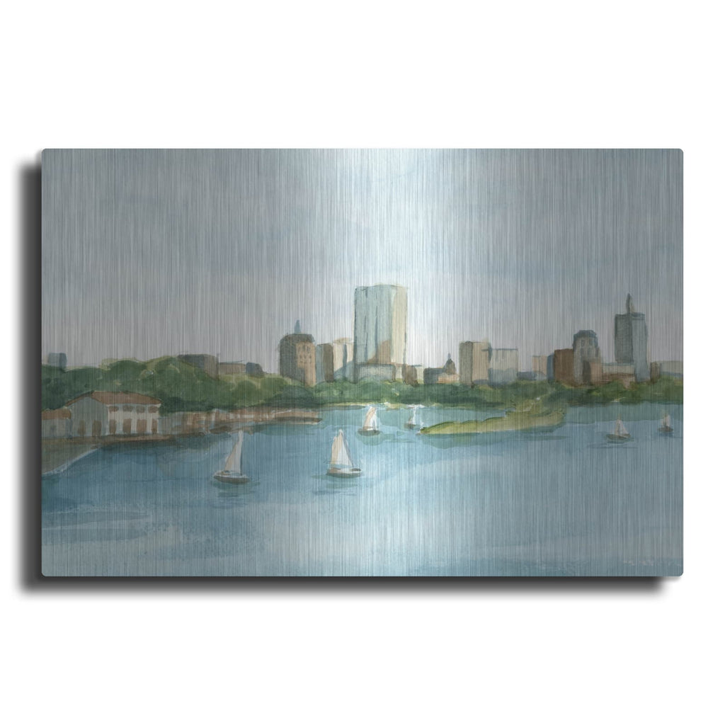 'Plein Air Cityscape II' by Ethan Harper – Metal Wall Art