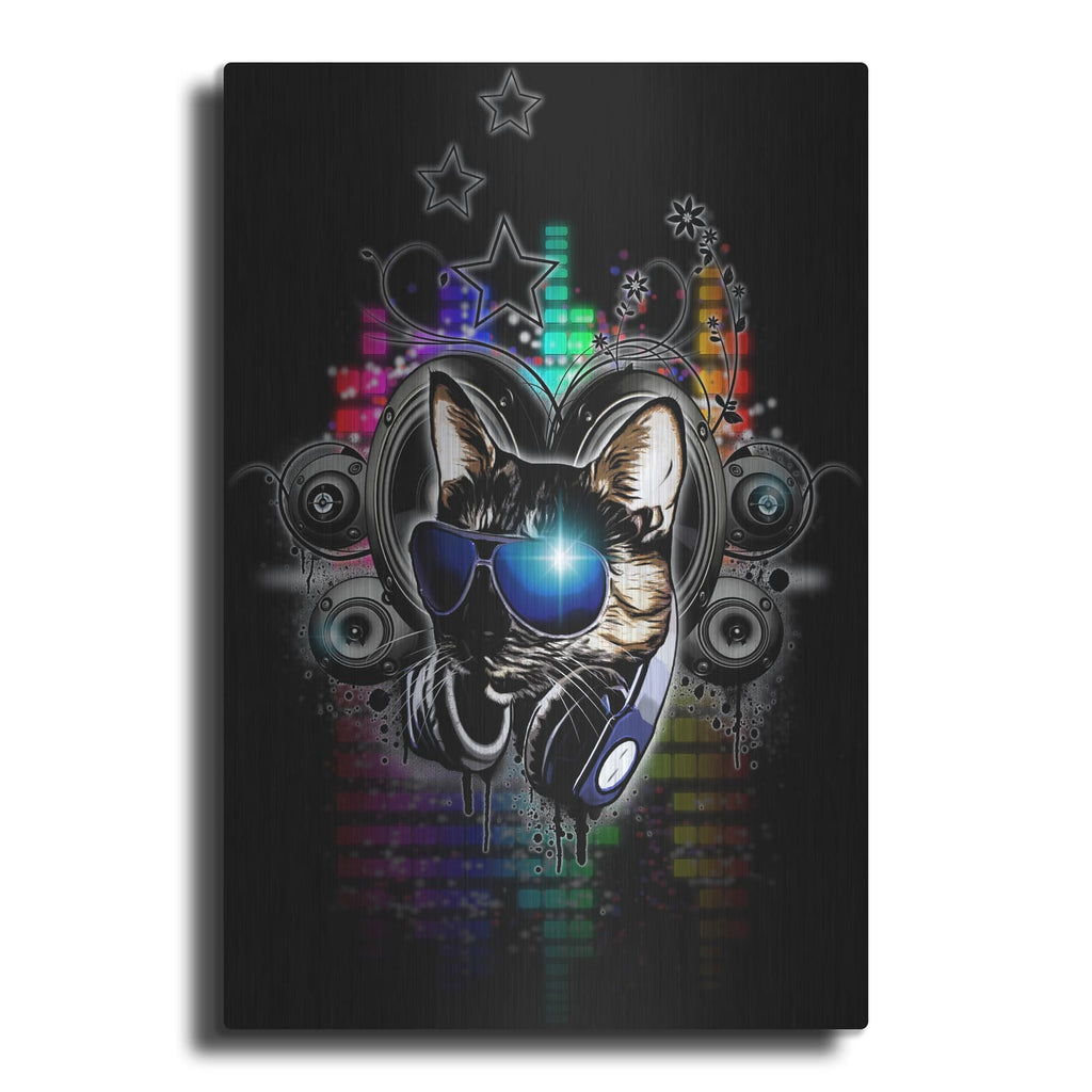 'Drop The Bass' by Nicklas Gustafsson – Metal Wall Art
