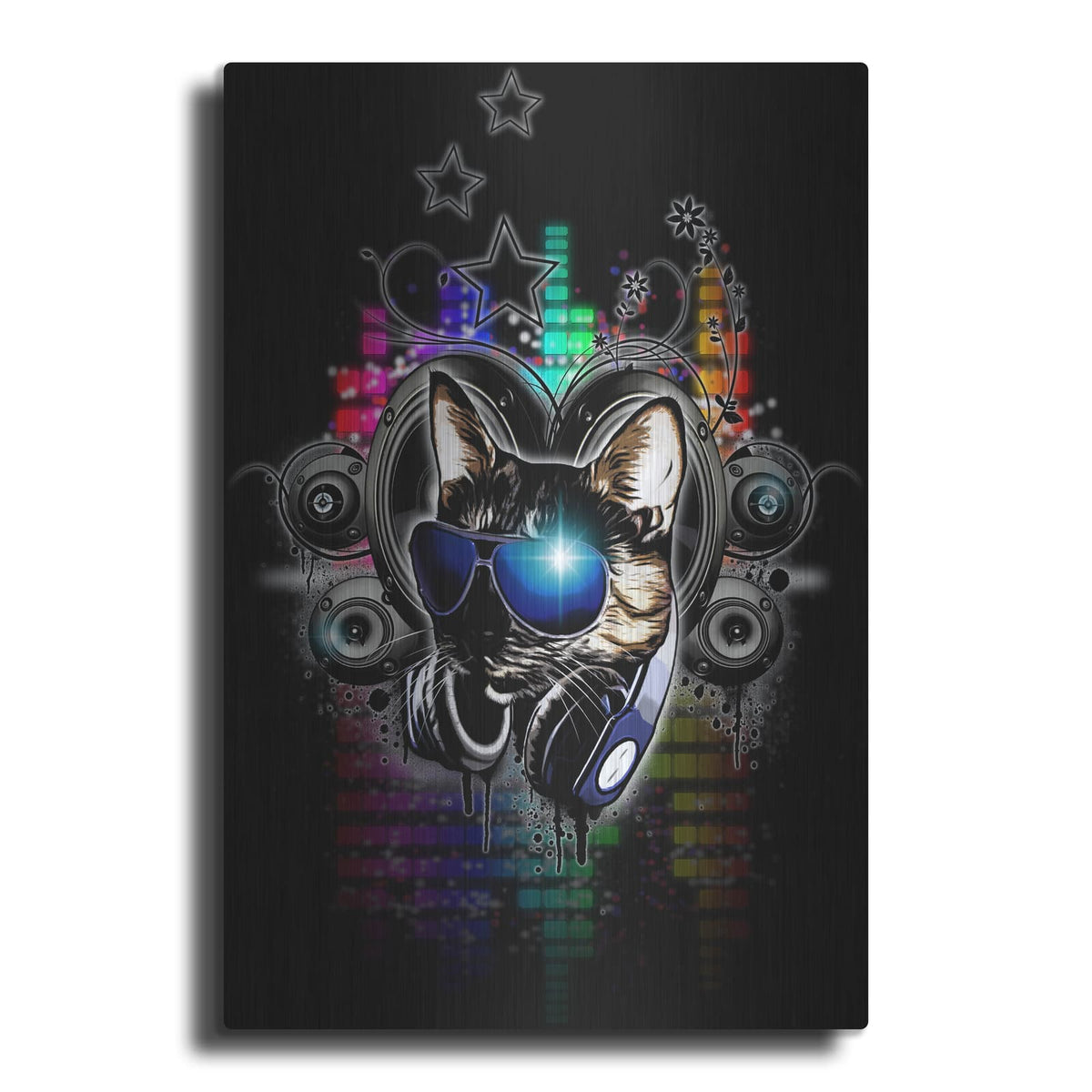 'Drop The Bass' by Nicklas Gustafsson – Metal Wall Art