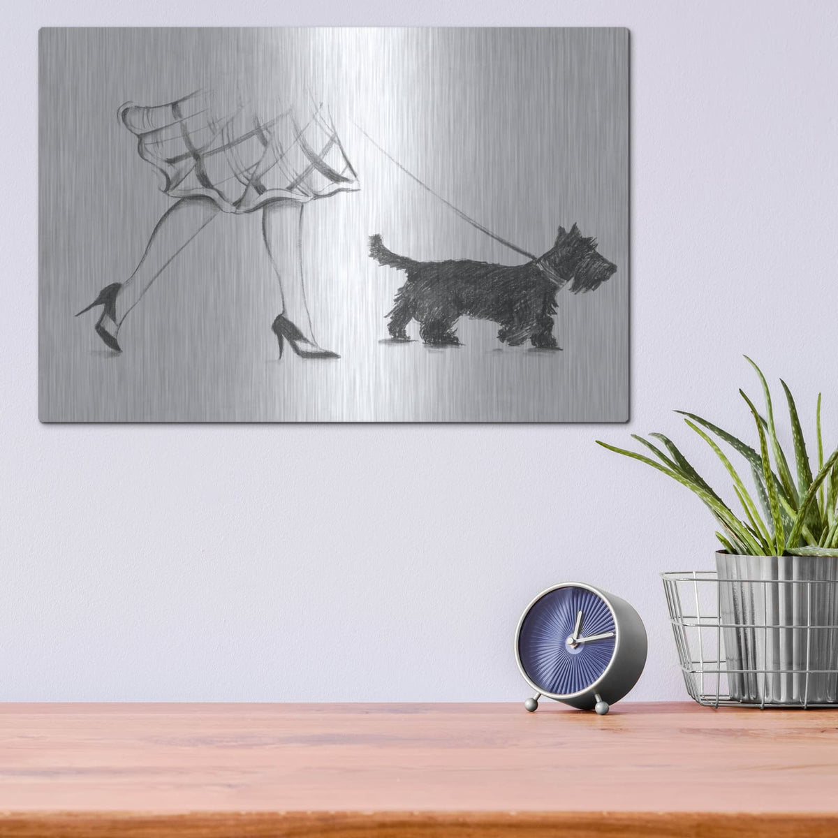 'Perfect Companion II' by Ethan Harper – Metal Wall Art, 16x12 room view