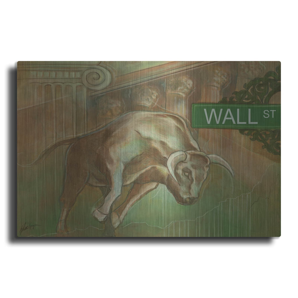 'Bull Market' by Ethan Harper – Metal Wall Art