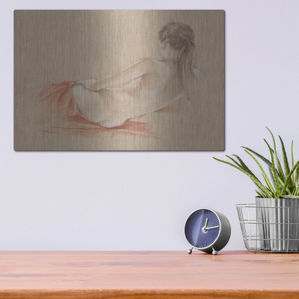 'Classical Figure Study I' by Ethan Harper – Metal Wall Art, 16x12 room view