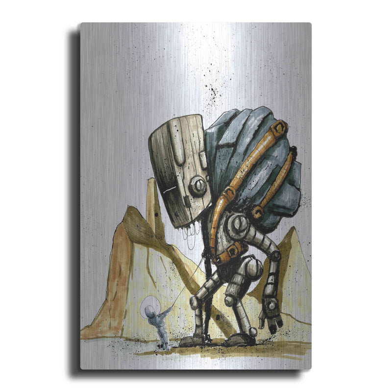 'Ink Bot 2.0' by Craig Snodgrass – Metal Wall Art