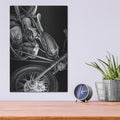 'Vintage Motorcycle I' by Ethan Harper – Metal Wall Art, 12x16 room view