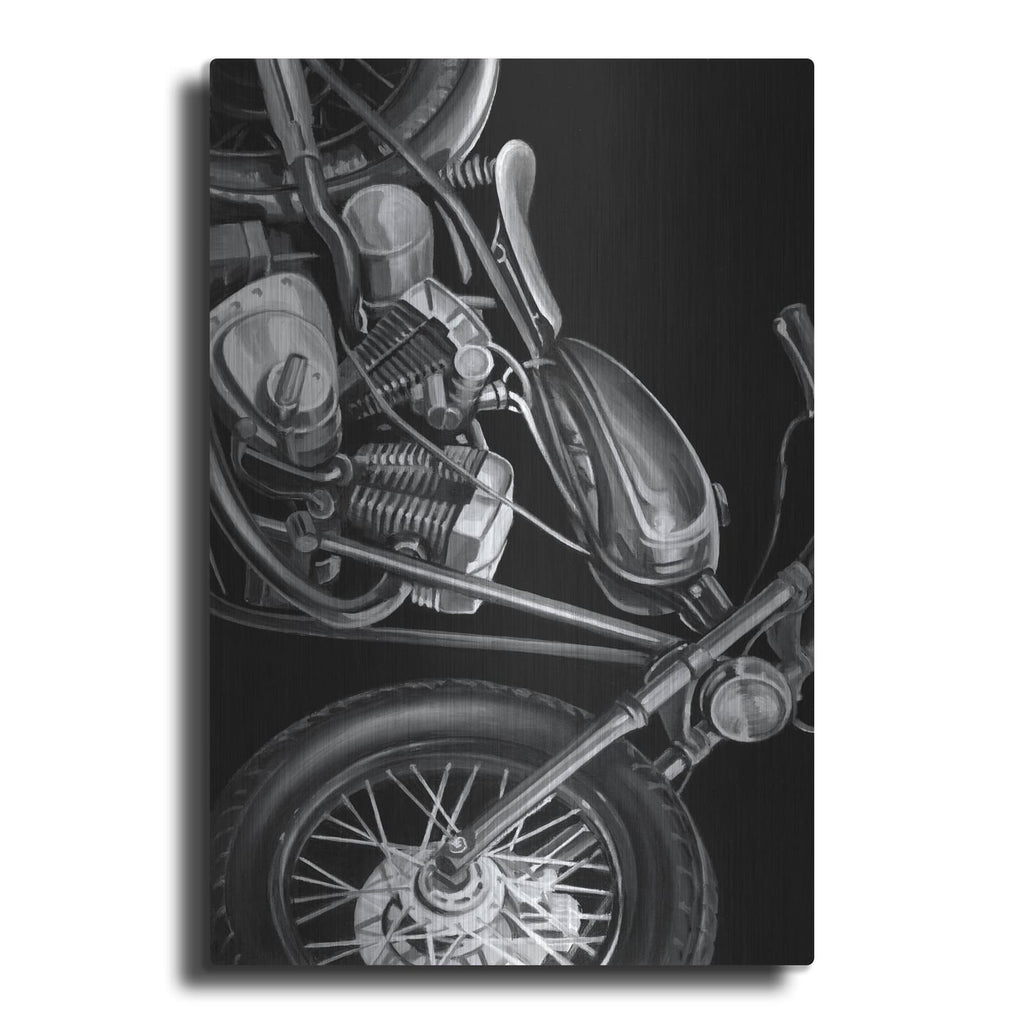 'Vintage Motorcycle I' by Ethan Harper – Metal Wall Art