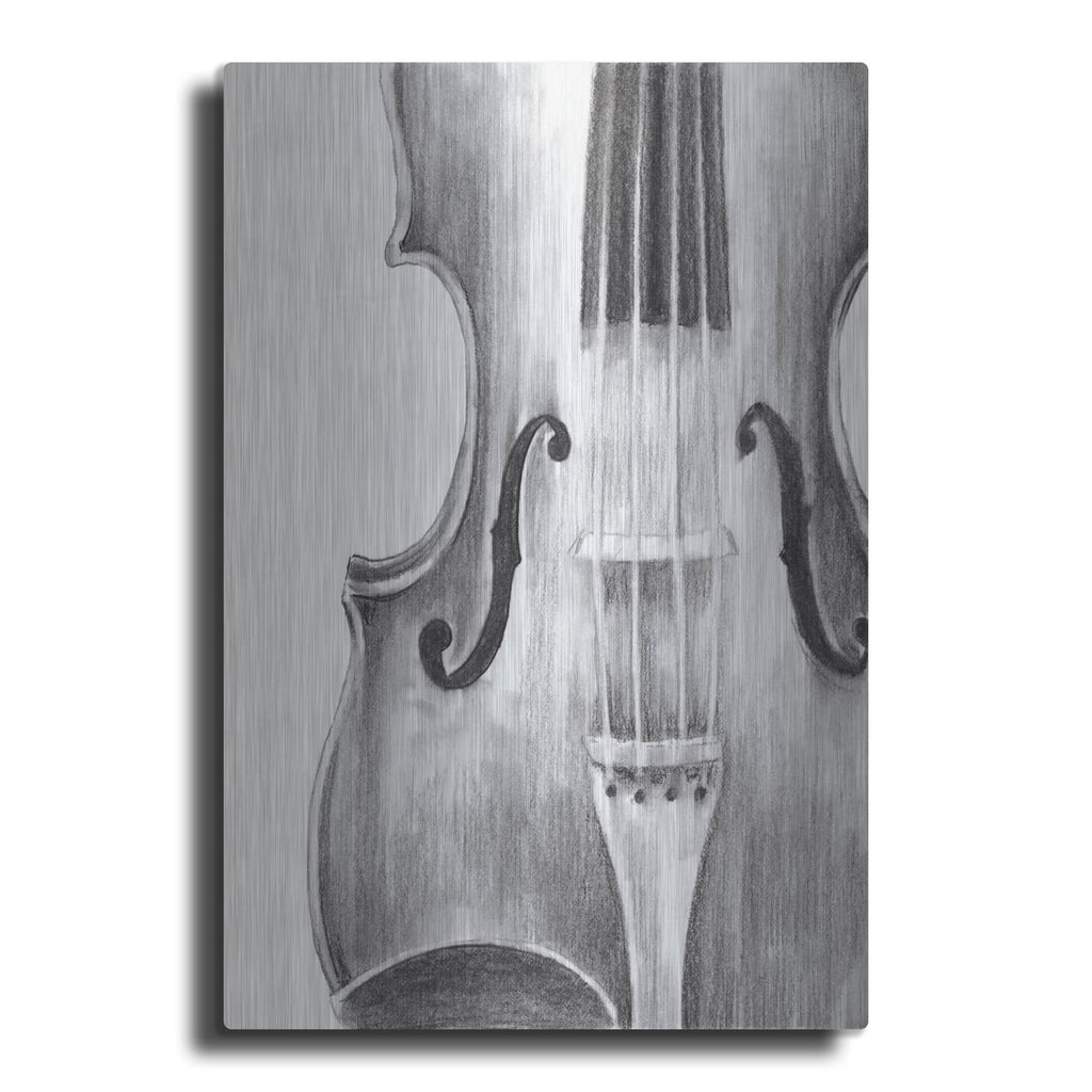 'Stringed Instrument Study I' by Ethan Harper – Metal Wall Art