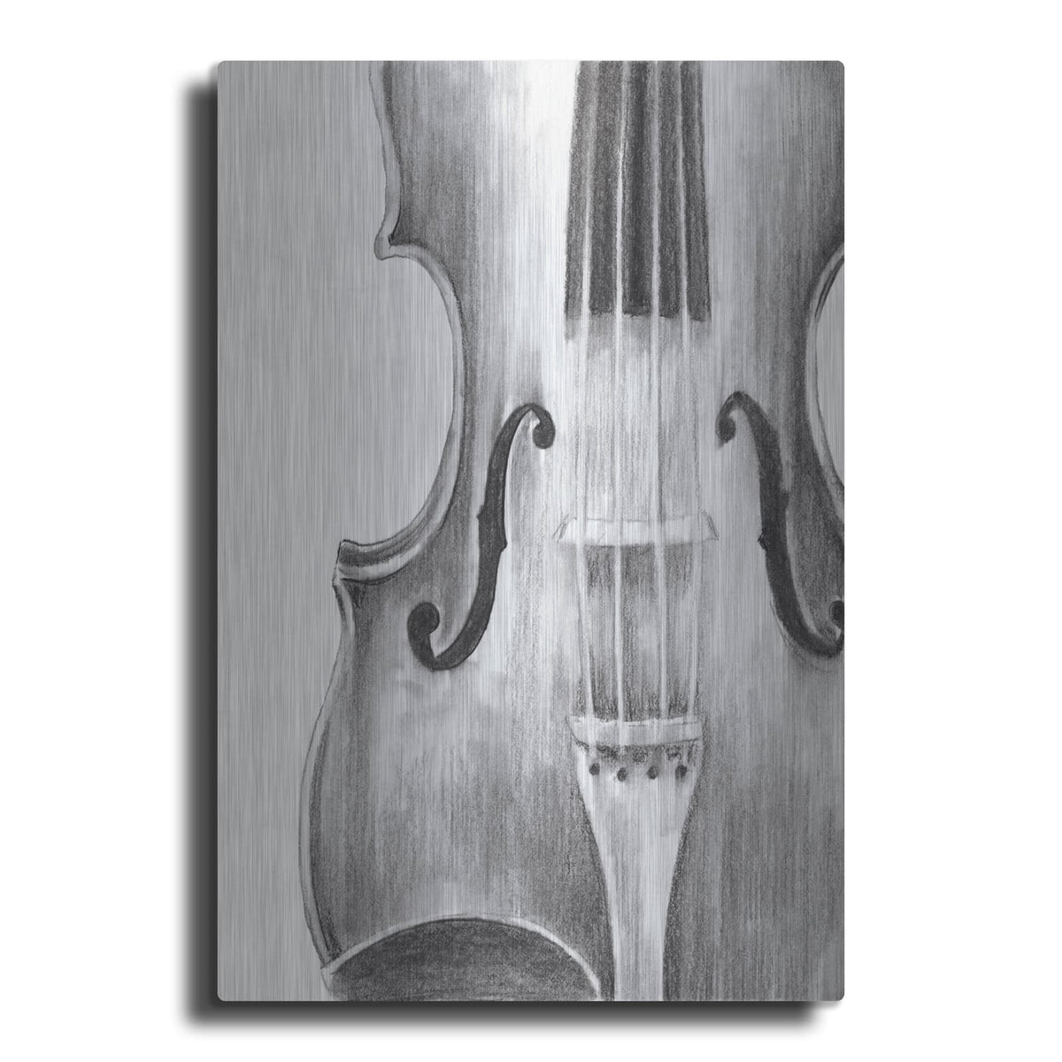'Stringed Instrument Study I' by Ethan Harper – Metal Wall Art
