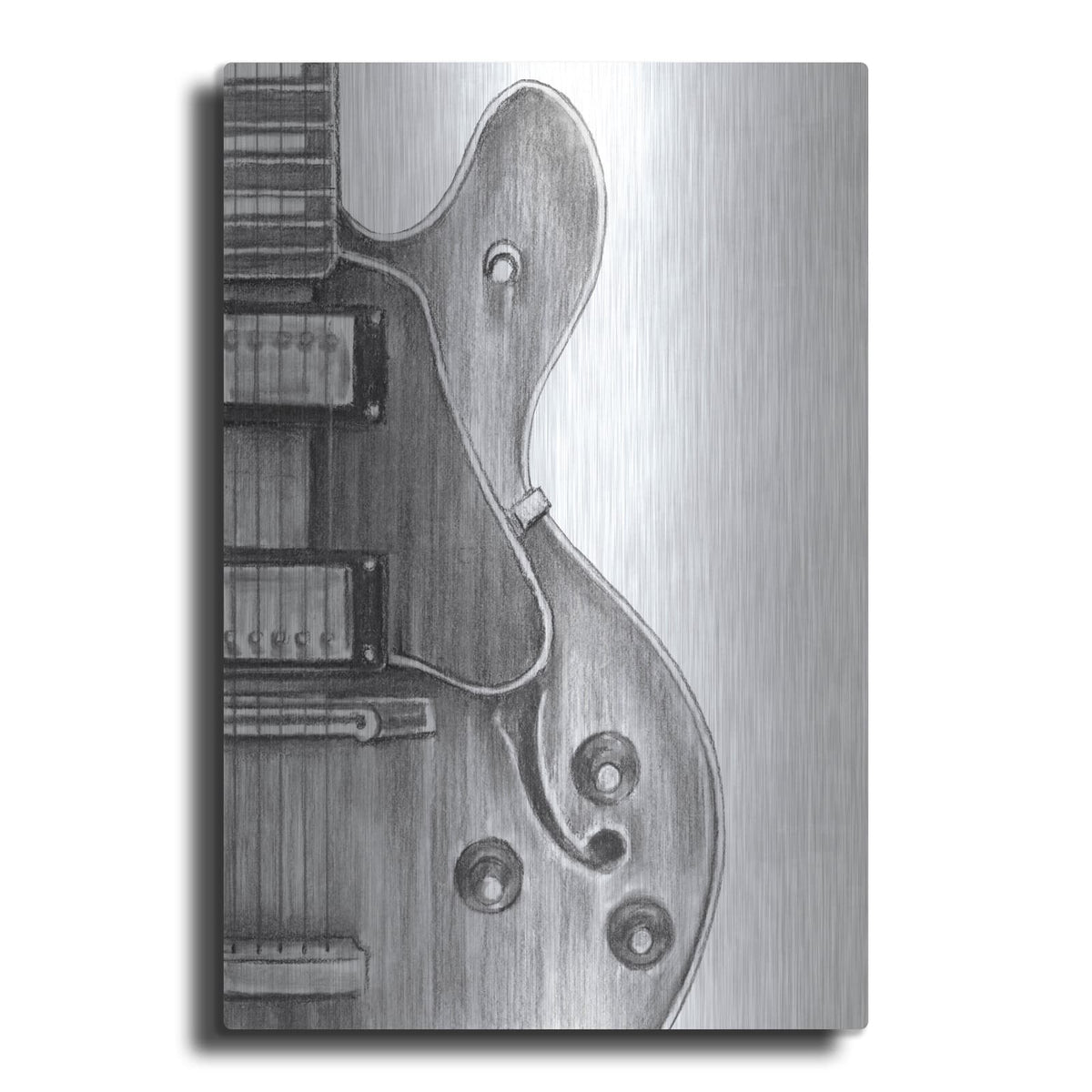 'Stringed Instrument Study IV' by Ethan Harper – Metal Wall Art