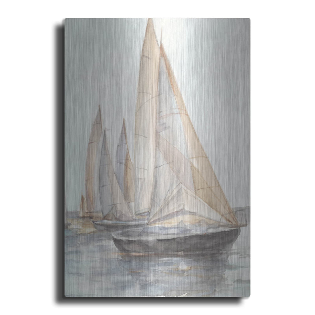 'Plein Air Sailboats II' by Ethan Harper – Metal Wall Art