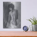 'Draped Figure II' by Ethan Harper – Metal Wall Art, 12x16 room view
