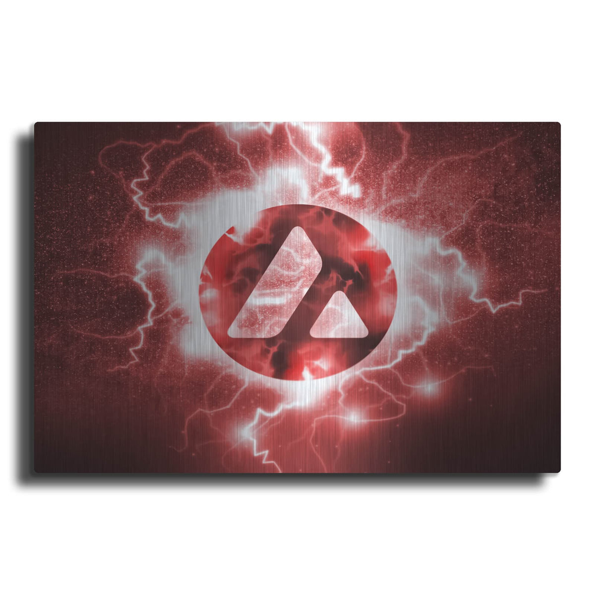'Crypto Eclipse Avalanche Avax' by Valentyn Artemenko – Metal Wall Art