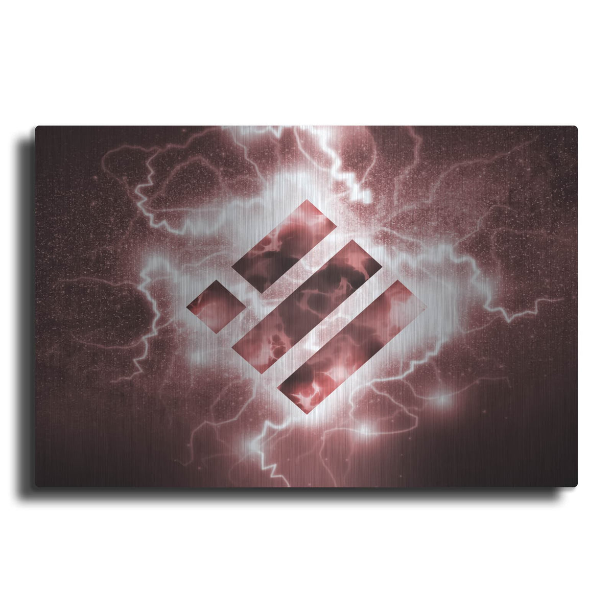 'Crypto Eclipse Binance Bnb' by Valentyn Artemenko – Metal Wall Art