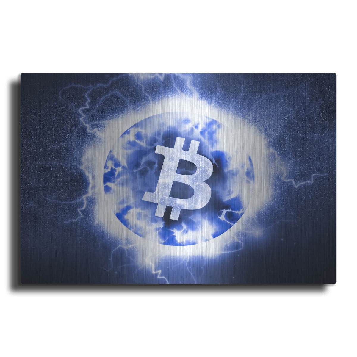 'Crypto Eclipse Bitcoin Btc' by Valentyn Artemenko – Metal Wall Art