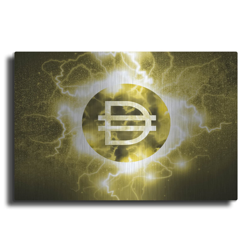 'Crypto Eclipse Dai' by Valentyn Artemenko – Metal Wall Art