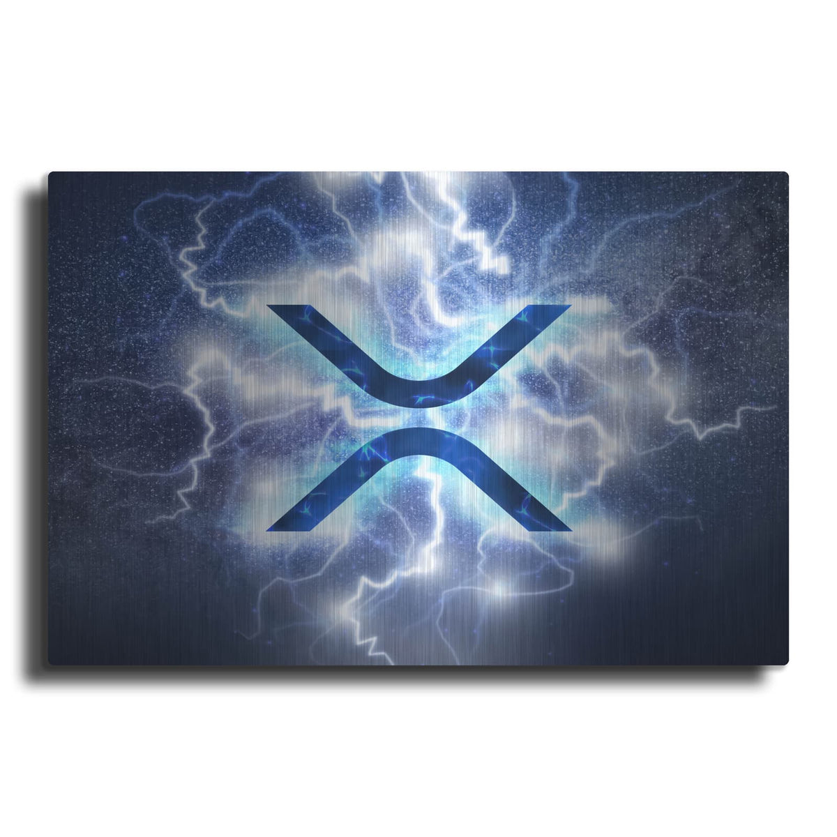 'Crypto Eclipse Xrp' by Valentyn Artemenko – Metal Wall Art