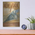 'New York Central Line' by Ethan Harper – Metal Wall Art, 12x16 room view