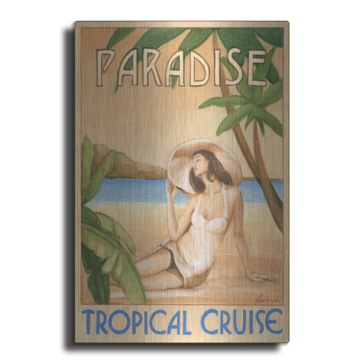 'Paradise' by Ethan Harper – Metal Wall Art