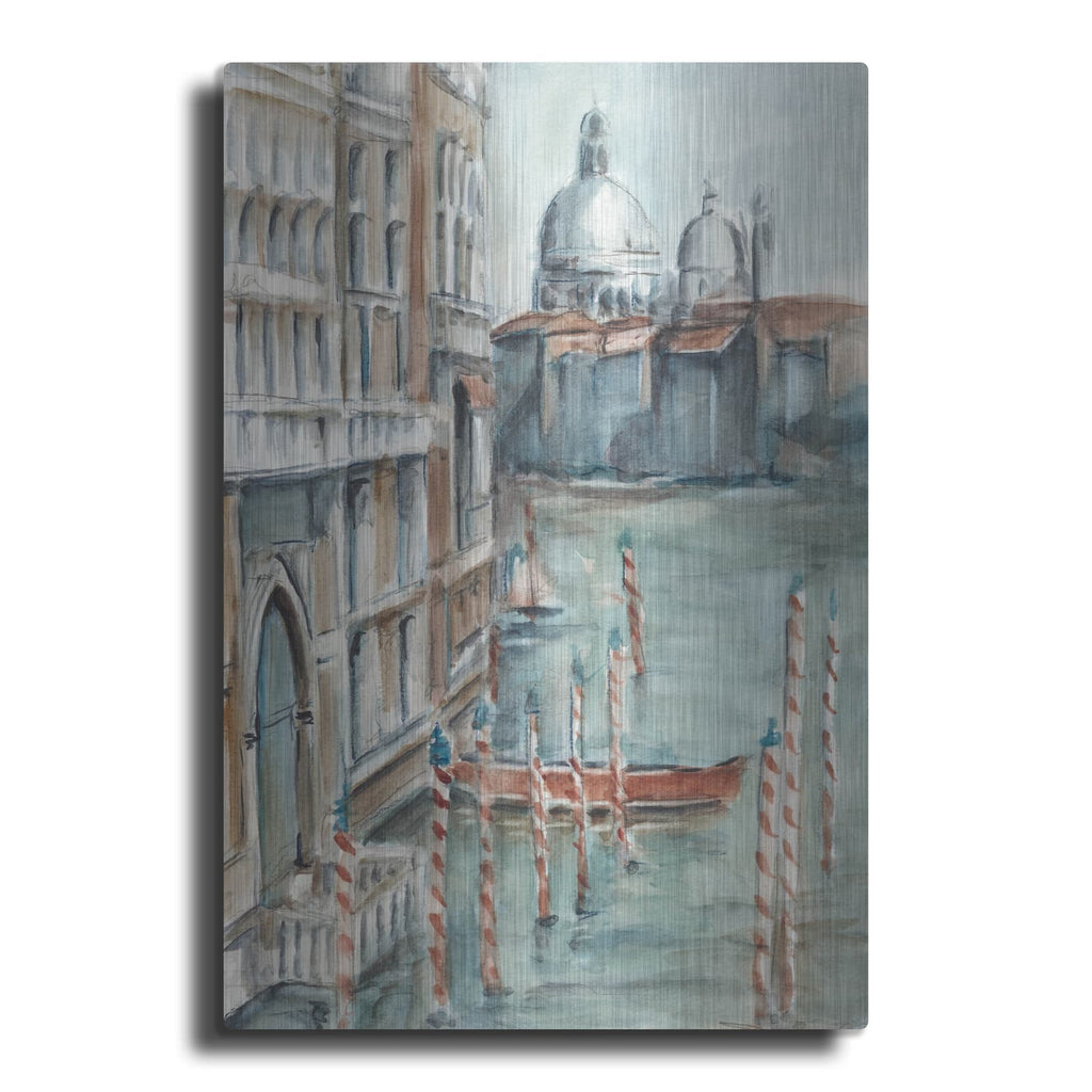 'Venetian Watercolor Study I' by Ethan Harper – Metal Wall Art