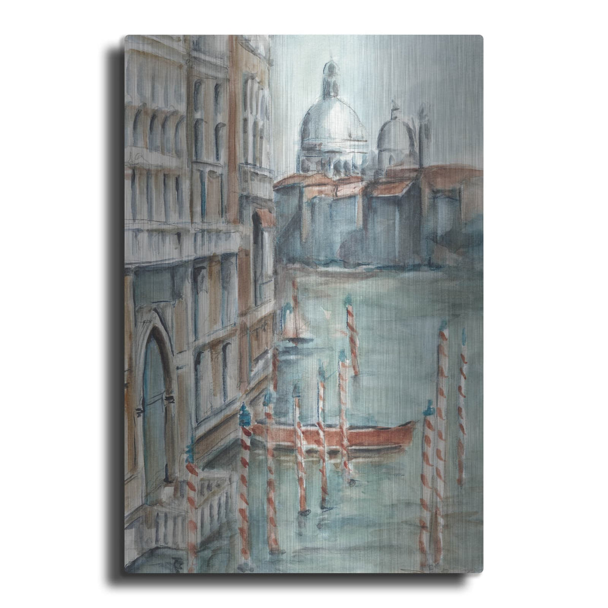 'Venetian Watercolor Study I' by Ethan Harper – Metal Wall Art