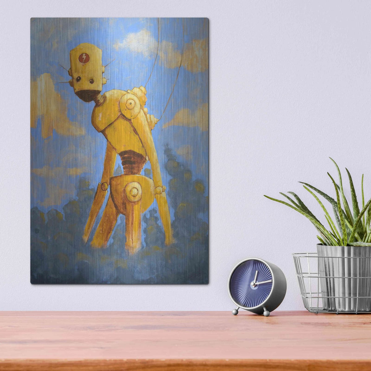 'In The Clouds' by Craig Snodgrass – Metal Wall Art, 12x16 room view