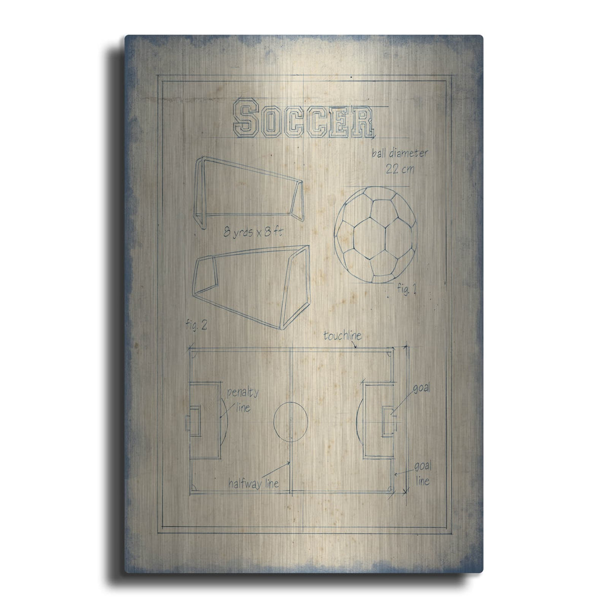 'All About the Game IV' by Ethan Harper – Metal Wall Art