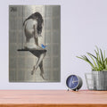 'Dazzling Hope Swing' by Loui Jover – Metal Wall Art, 12x16 room view