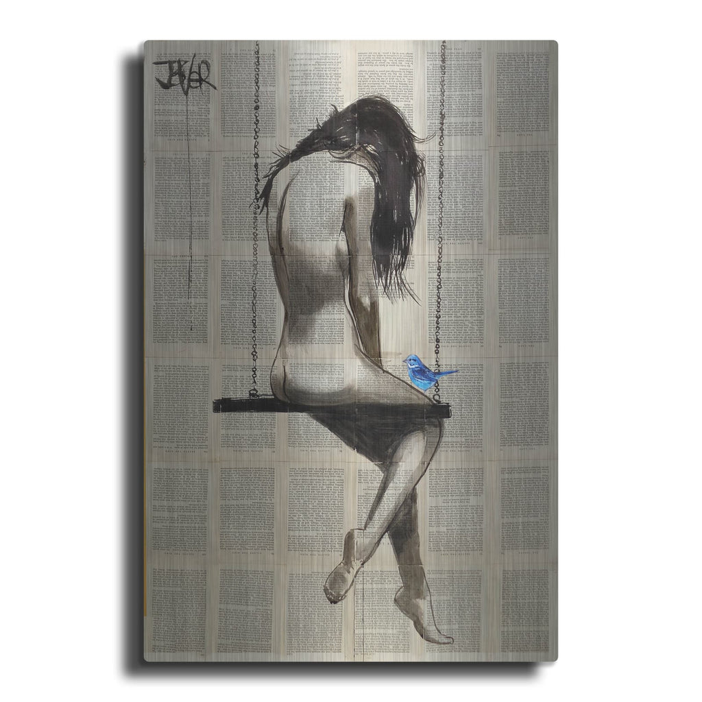 'Dazzling Hope Swing' by Loui Jover – Metal Wall Art