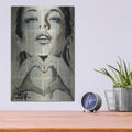 'All You Need is Love' by Loui Jover – Metal Wall Art, 12x16 room view