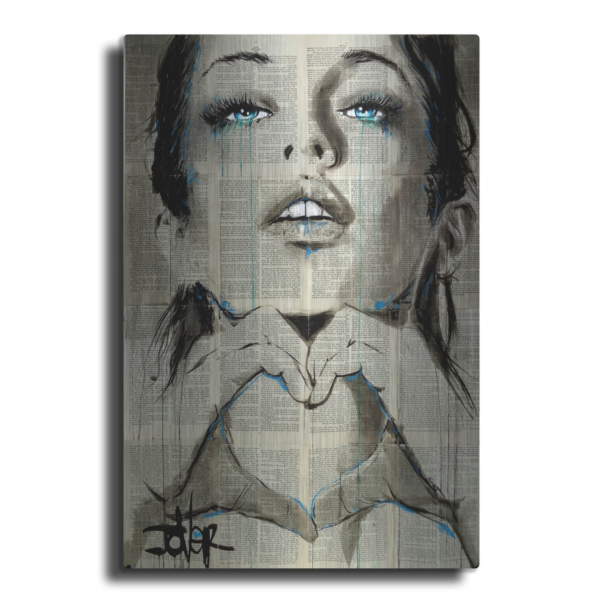 'All You Need is Love' by Loui Jover – Metal Wall Art
