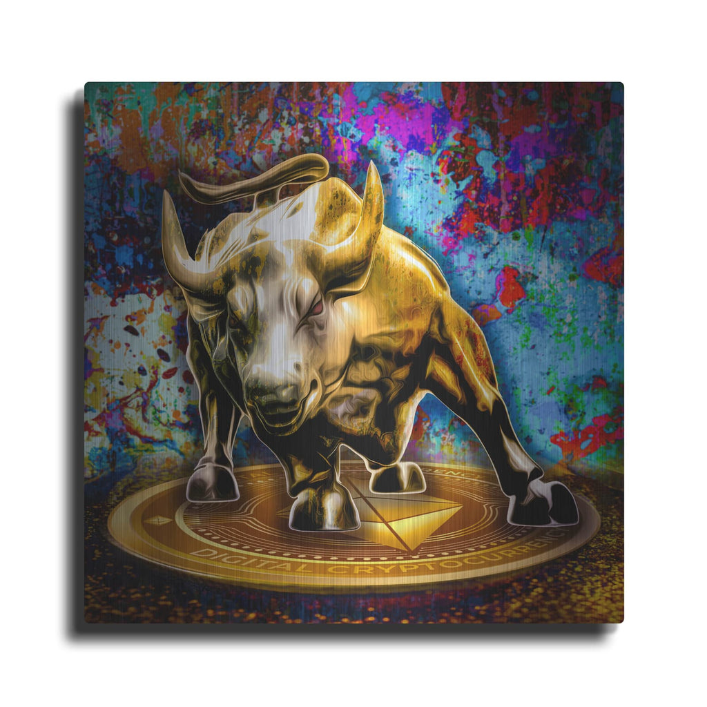 'Ethereum Bull Market' by Valentyn Artemenko – Metal Wall Art
