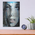 'Blue Sway' by Loui Jover – Metal Wall Art, 12x16 room view