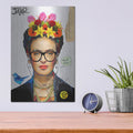 'Hipsta Frida' by Loui Jover – Metal Wall Art, 12x16 room view