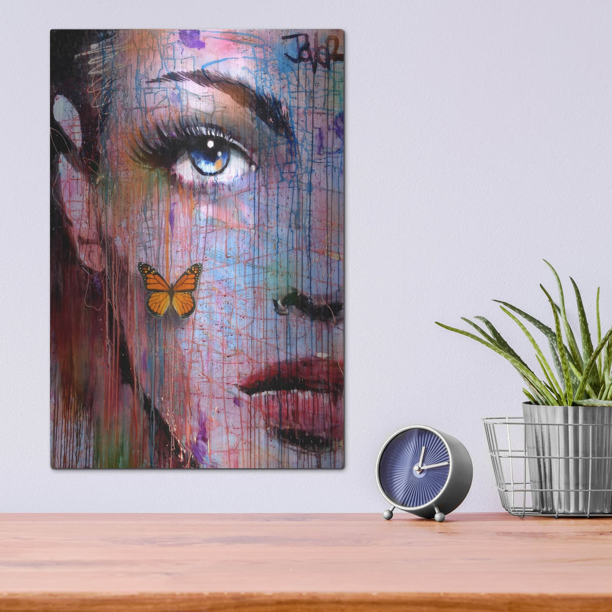 'Merged' by Loui Jover – Metal Wall Art, 12x16 room view