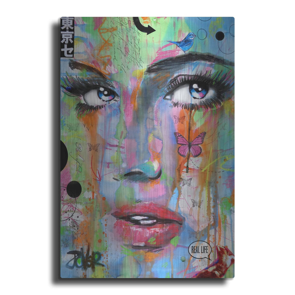 'Real Life' by Loui Jover – Metal Wall Art