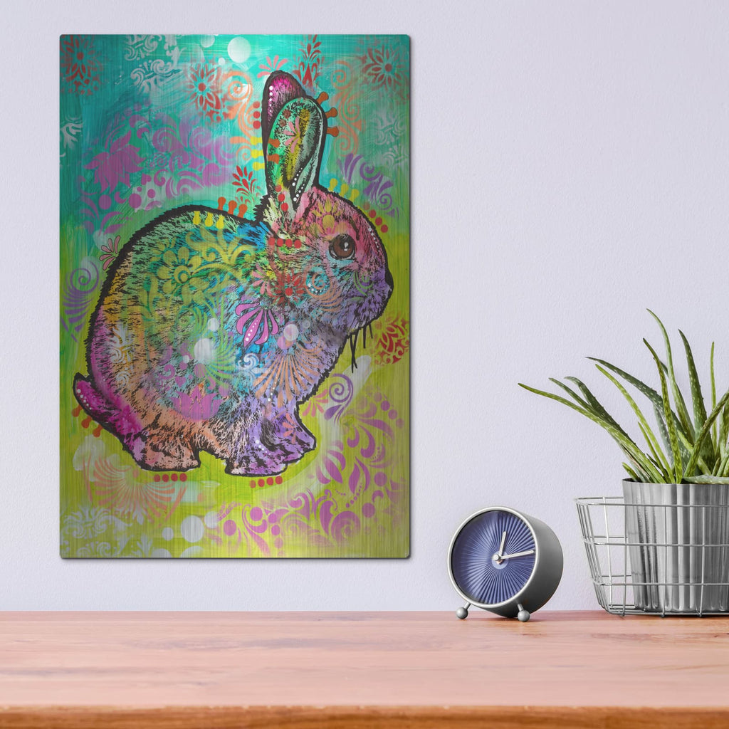 'Fluffy Needs Scritches' by Dean Russo – Metal Wall Art, 12x16 room view