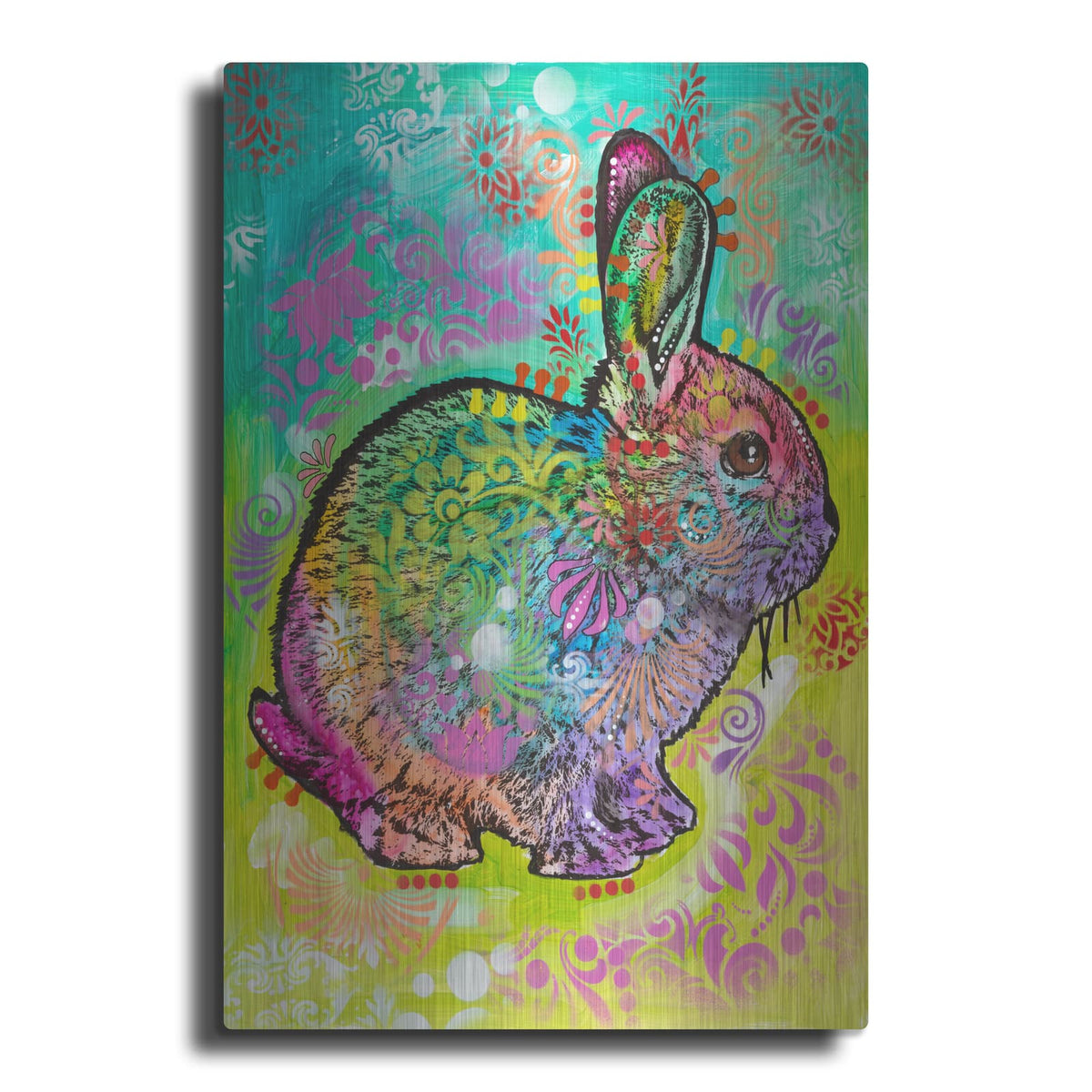 'Fluffy Needs Scritches' by Dean Russo – Metal Wall Art