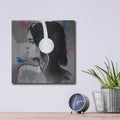 'Life is Music' by Loui Jover – Metal Wall Art, 12x12 room view