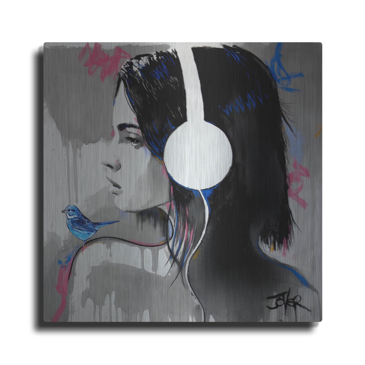 'Life is Music' by Loui Jover – Metal Wall Art