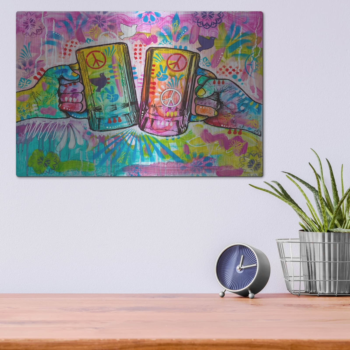 'Cheers - A Loving Cup' by Dean Russo – Metal Wall Art, 16x12 room view