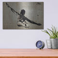 'Flying Free Man' by Loui Jover – Metal Wall Art, 16x12 room view