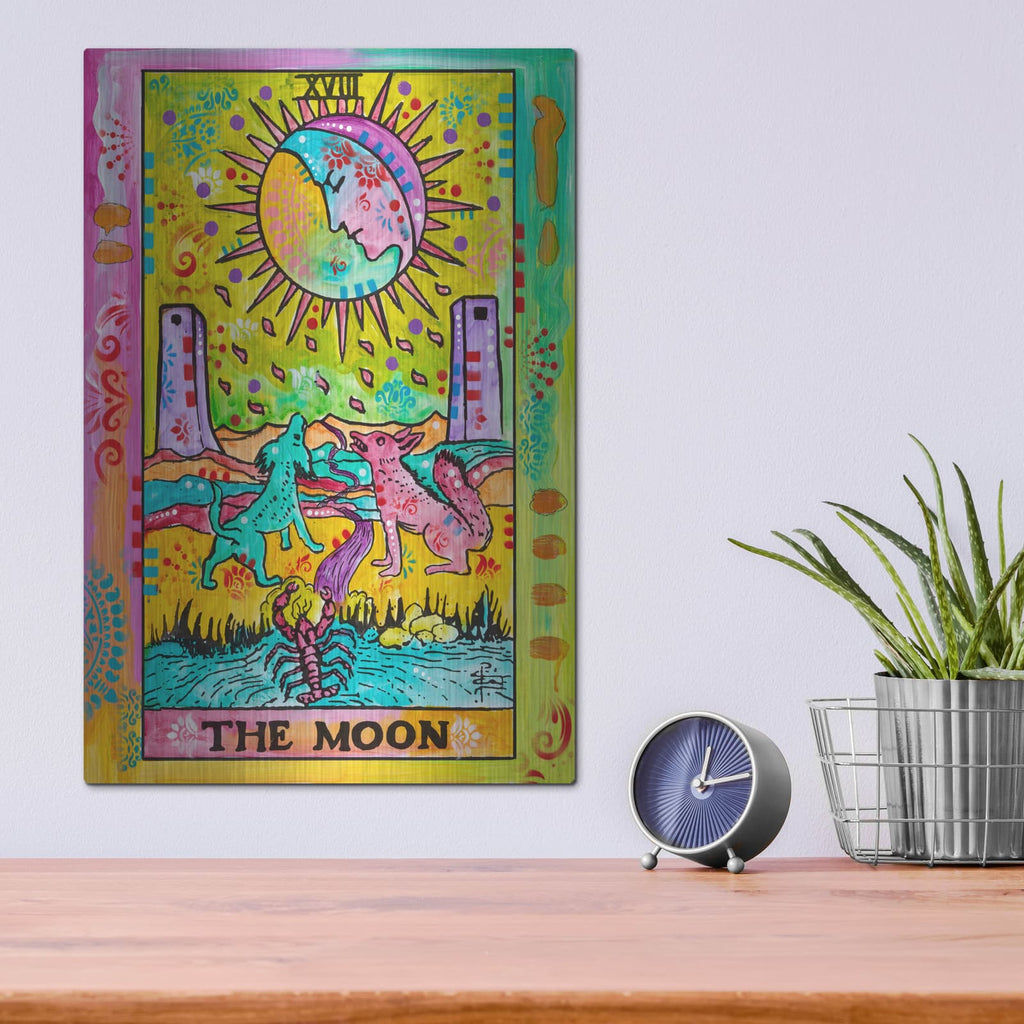 'Tarot - The Moon' by Dean Russo – Metal Wall Art, 12x16 room view