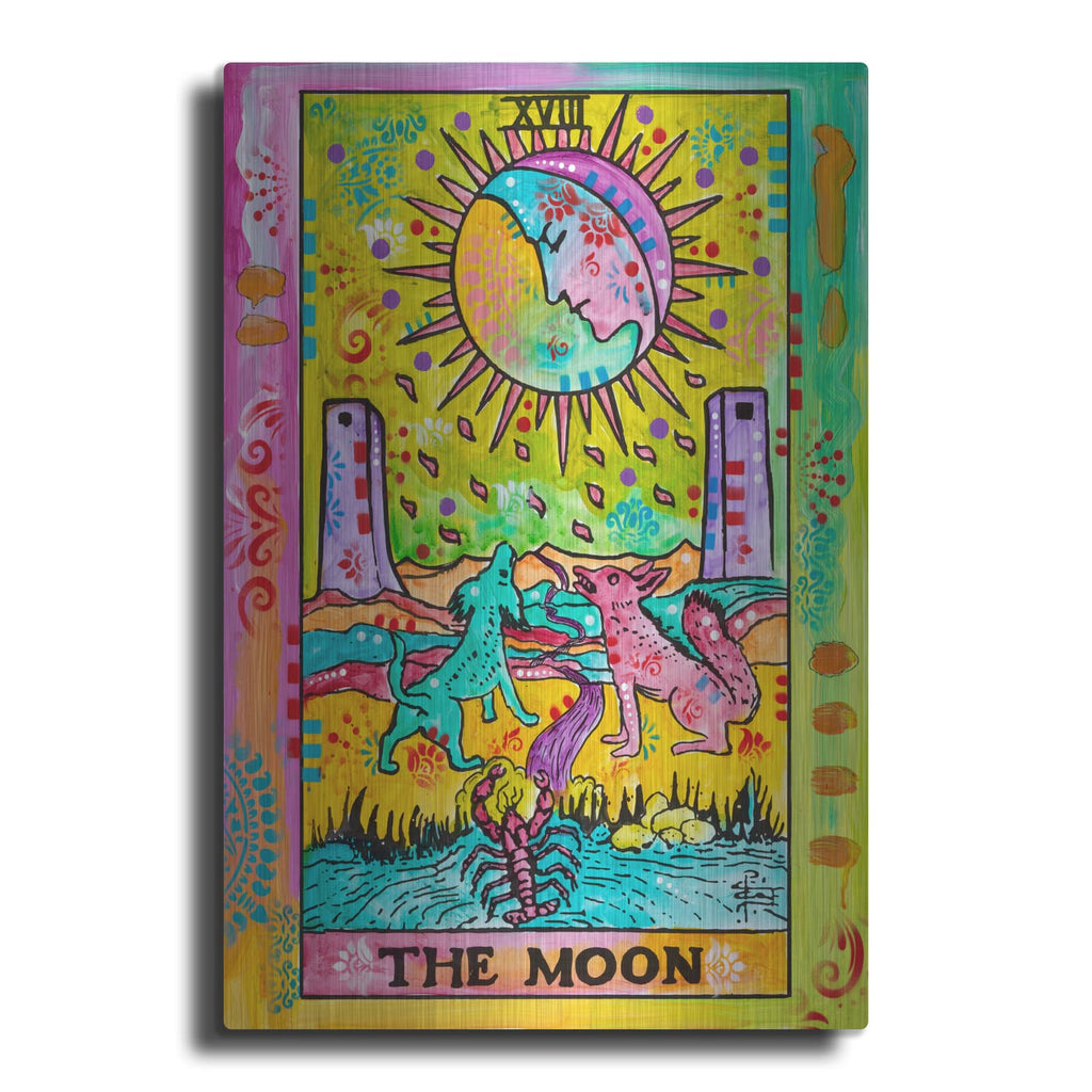'Tarot - The Moon' by Dean Russo – Metal Wall Art