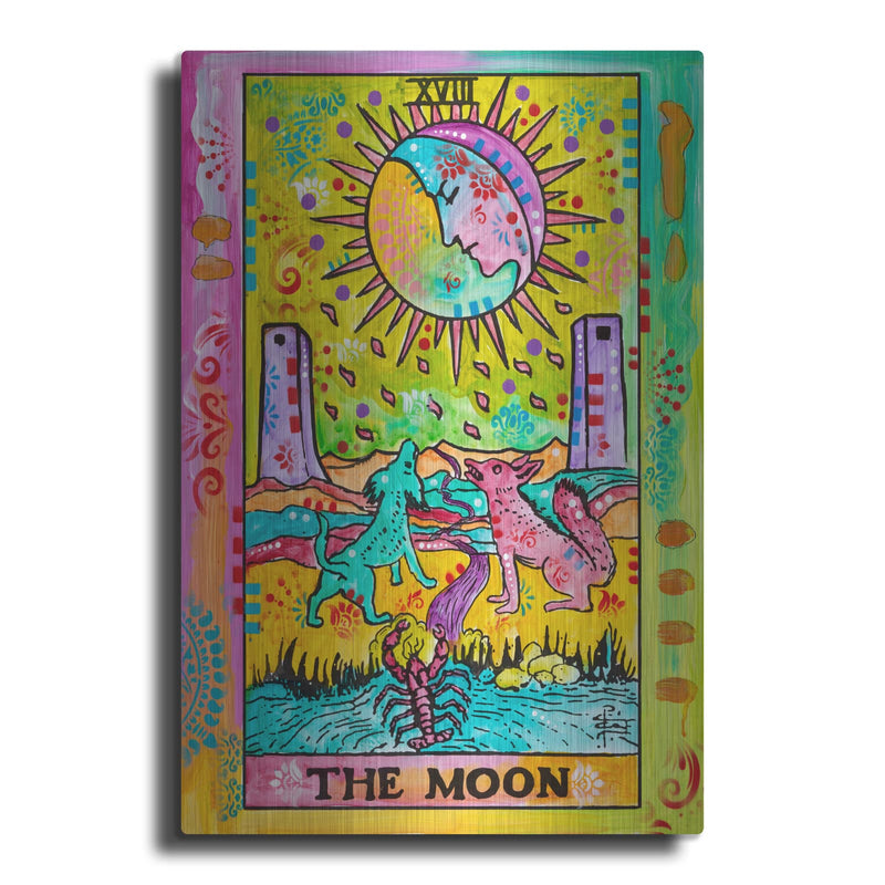 'Tarot - The Moon' by Dean Russo – Metal Wall Art